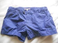 ボンポワン12a＊コットンショートパンツ*ブルー*
