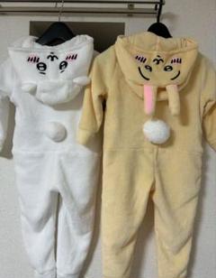 新品　ちいかわ　うさぎ　着ぐるみ　100サイズ　KIDS コンビネゾン　パジャマ