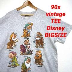 レア！90s vintage Disney 7人の小人　白雪姫