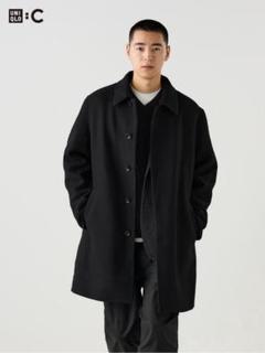 UNIQLO - UNIQLO：C ユニクロC ダブルフェイスコート ブラウン M