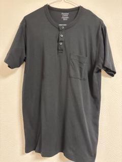 UNIQLO ユニクロ　黒　ブラック　ヘンリーネック　Tシャツ　M モノトーン