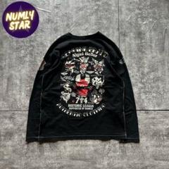 archive grunge cross long sleeve t-shirt