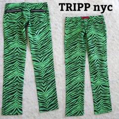 TRIPP nyc ゼブラ柄 スキニーパンツ ロック USA製
