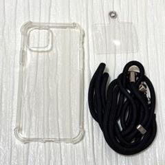 ★ iPhone11pro クリアケース ストラップ付き