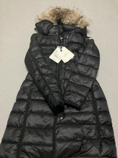未使用品レシート有りモンクレール エルミファー ブラック最高級FOX希少0サイズ ◎未使用品タグ付レシートあり モンクレール エルミファー