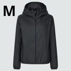 ユニクロ UNIQLO ポケッタブルUVカットパーカー 黒 M収納袋付きのサムネイル