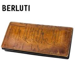 美品 ベルルッティ BERLUTI サンタル カリグラフィ ロングウォレット