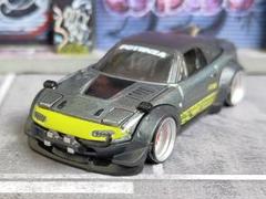 トミカ改造 マツダ FC 頭文字D仕様 シャコタン ☆深リム ☆ホットウィール トミカ改造 マツダ FC 頭文字D仕様 シャコタン ☆深リム