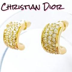 ディオール♥Dior ピアス 小ぶり ゴールド ヴィンテージ 刻印 レア 美品