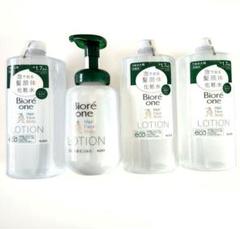 ビオレワン　 泡で出る化粧水　髪顔体　 つめかえ用×3　本体×1のサムネイル