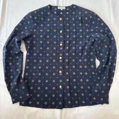 希少美品【Burberrys】長袖シャツ 13号 ビンテージ 総柄 金ボタン 希少美品【Burberrys】長袖シャツ 13号 ビンテージ 総柄 金
