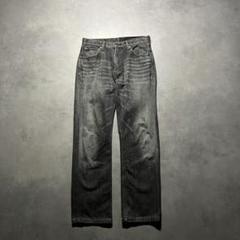 Levi's 503 black denim jeans 先染め パンツ 古着