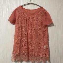 未使用 トップス レース ピンク ブラウス シャツ Tシャツ レディース