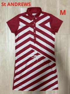 美品　St ANDREWS セントアンドリュース 半袖ポロ ワンピース M