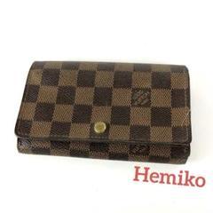 LOUIS VUITTON ダミエ ポルトモネビエ トレゾール 折り財布