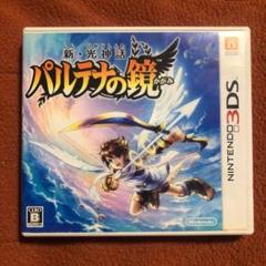 パルテナの鏡 3DSケースと外箱のみとカードおきとカード23枚（レア1枚含む） 3DS 新・光神話パルテナの鏡」