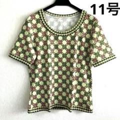 試着のみ HIROKO BIS ヒロコビス 11号 Ｌサイズ相当 カットソーのサムネイル