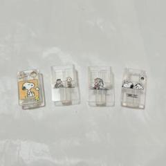 ✨スヌーピー ケーブルプロテクター 4個セット ケーブル保護カバー 断線防止
