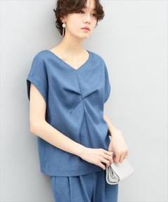 ADAMETROPE'アダムエロペ　リネンライク　２WayTシャツブラウスフリー