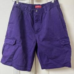 【送料込】 出品本日まで！Supreme 34 カーゴショートパンツ パープル パンツ