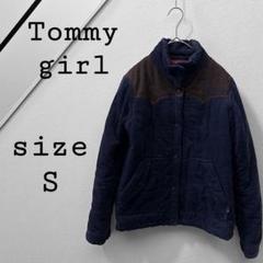 トミーガール【S】コーデュロイジャンパー ネイビー系 コットン アメリカン