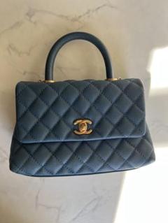 【25p】CHANEL マイクロココハンドル グレー グレー（灰色）系 CHANEL(シャネル) ハンドバッグ(レディース