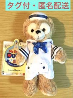 【匿名配送】東京ディズニーシー限定　ダッフィー　セーラー服　 ぬいぐるみバッジ