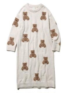 PEANUTS】SNOOPY×BEAR ジャガードワンピース(ワンピース