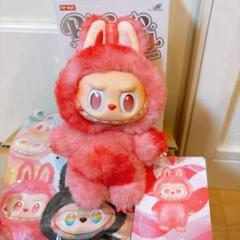 LABUBU Big into Energy LOVE ラブブ 赤　ピンク