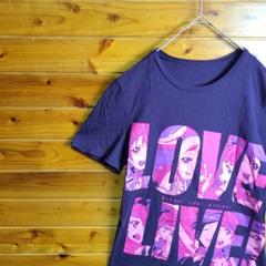 半袖Tシャツ　LOVE LIVE　ラブライブ　μ's　ミューズ　Tシャツ　紫　M