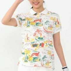 SUN SURF × BEAMS GOLF　別注 アロハ ハワイアン ポロシャツ