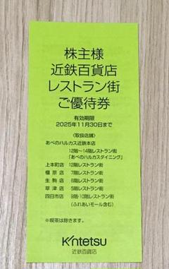 近鉄百貨店 - ころんさん専用　近鉄株主優待 近鉄百貨店（8244）の株主優待紹介