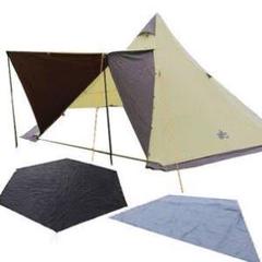 ロゴス 2ルームTepee500 スタートパッケージ2 ワンポールテント 別注