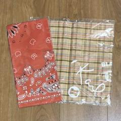 【未使用】カールヘルム☆バンダナ(ハンカチ)2枚セット