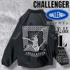 美品】CHALLENGER バンダナ ローズ コーチジャケット 黒L 長瀬
