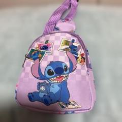 【新品タグ付】リロ&スティッチ　円筒バッグ型ポーチ　希少 ZARA リロ＆スティッチ DISNEY ビニールクロスボディバッグ 新作