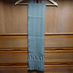 FENDI ヘリンボーンマフラー ブラウン系