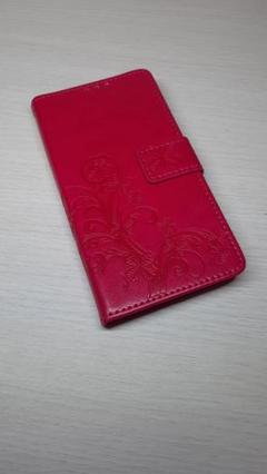 su741 ★AQUOS Wish★ ケース 手帳型 レザー ピンク