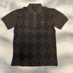 【未使用】Burberry Black Label ポロシャツ　アーガイル バーバリー BURBERRY BLACK LABEL アーガイル柄 ポロシャツ