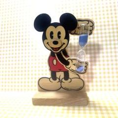 ミッキー　砂時計　インテリア　置物　レトロ　ディズニー　レア