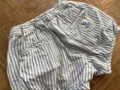 BEAMS fabriq report ストライプ柄 かぼちゃパンツ 110