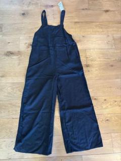 UNIQLO KIDS ブラック サロペット 160