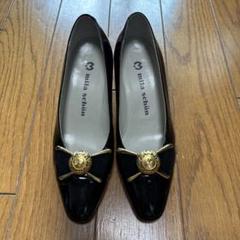ミラショーン　黒　パンプス　ヒール6cm