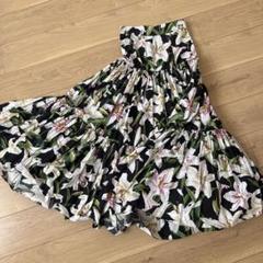 注目ショップ・ブランドのギフト 極美品】Dolce フレアスカート フラワープリント Gabbana & スカート