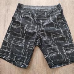 StANDREWS ロゴプリント ブラックパンツ