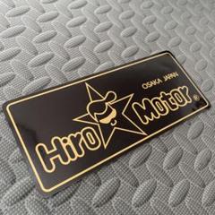 Hiro Motor ヒロモーター 旧車 街道レーサー シフト 当時物、Hiro☆Motor ヒロ☆モーターステッカー・街道レーサー