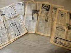 洋書　英字新聞　1970年代　6ロール　THE DAILY STAR 120年の歴史を誇る日本の英字新聞The Japan Timesを電子媒体でご