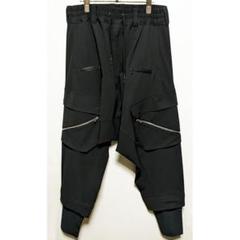 HLVTC 黒 カーゴパンツ 4ポケット HLVTC 黒 カーゴパンツ 4ポケット