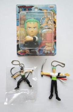 TVアニメ ワンピース フィギュア キーホルダー ゾロ レトロ まとめ売り