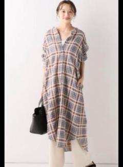 SLOBE IENA【スローブイエナ】チェックシャツワンピース 美品